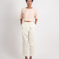 Textured Overlap Pleated Pant